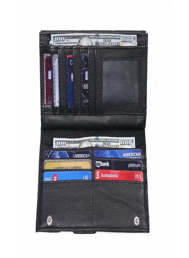 Celtic Premium Genuine Leather Long Wallet for Women with Multiple Card Slots & Zip Coin Pocket - Image 2